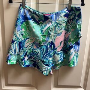 Lilly Pulitzer Vibrant Floral Skort